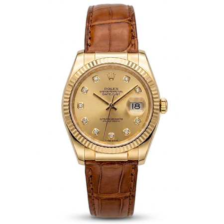 Rolex Datejust 36mm 116138 18K Yellow Gold Unisex Watch