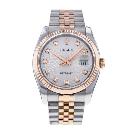 Rolex Datejust 116231 36mm 18k Rose Gold & Stainless Steel 