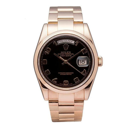 Rolex Datejust 36mm 118205 18K Rose Gold Unisex Watch