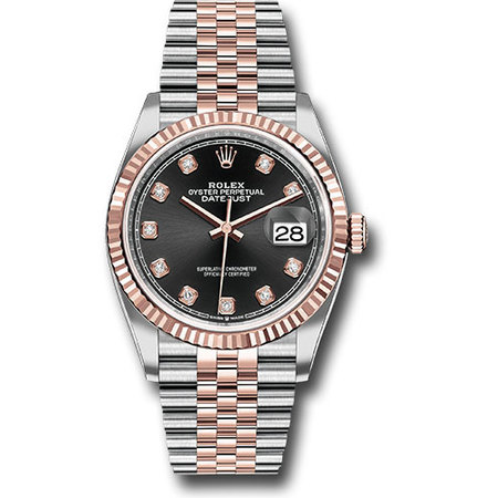 Rolex Datejust 36mm 126231 18K Rose Gold/Stainless Steel Unisex Watch