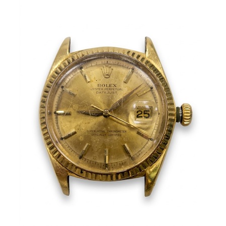 Rolex Datejust 36mm 1601 18K Yellow Gold Men's Watch