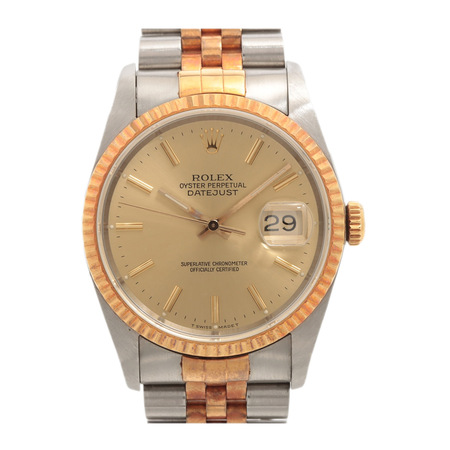 Rolex Datejust 36mm 16233 18K Yellow Gold/Stainless Steel Men's Watch