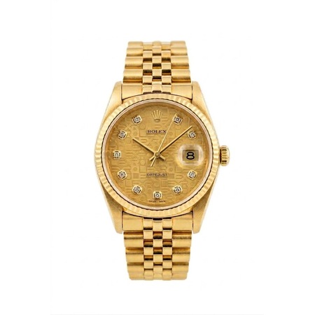 Rolex Datejust 36mm 16238 18K Yellow Gold Unisex Watch