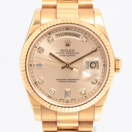 Rolex Day-Date 36mm 118238 18K Yellow Gold Men's Watch