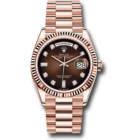 Rolex Day-Date 36mm 128235 18K Rose Gold Unisex Watch