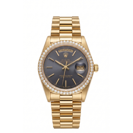 Rolex DAY-DATE 36mm 18032 18K Yellow Gold Men's Watch