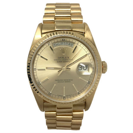 Rolex Day-Date 36mm 18038 18K Yellow Gold Men's Watch