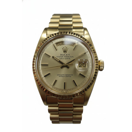 Rolex DAY-DATE 36mm 18038 18K Yellow Gold Men's Watch