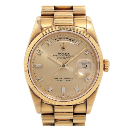 Rolex Day-Date 36mm 18238 18K Yellow Gold Men's Watch