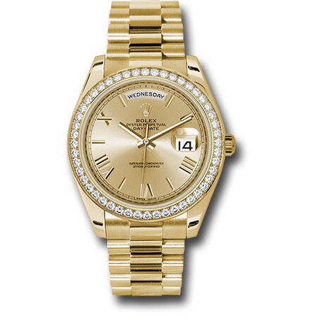 Rolex Day-Date 40mm 228348RBR 18K Yellow Gold Men's Watch