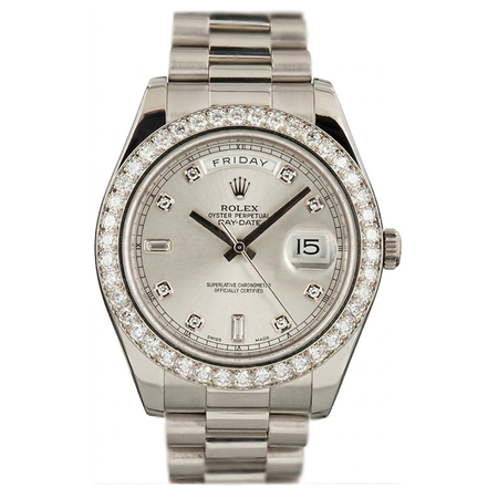Rolex Day-Date 41mm 218349 18K White Gold Men's Watch
