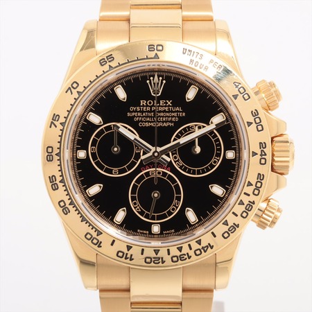 Rolex Daytona 40mm 116508 18K Yellow Gold Men's Watch