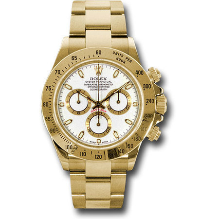 Rolex Daytona 40mm 116528 18K Yellow Gold Men's Watch