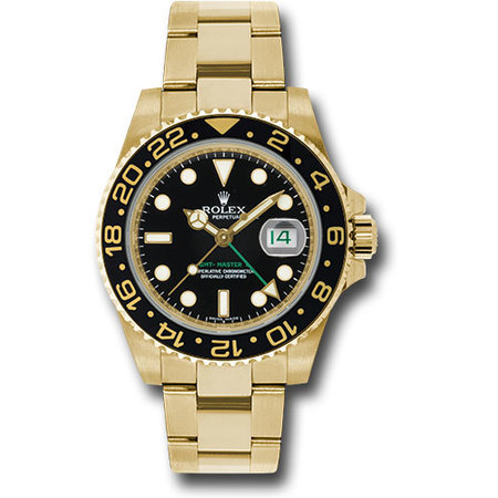 Rolex GMT MASTER II 40MM 116718 18K Yellow Gold Men's Watch