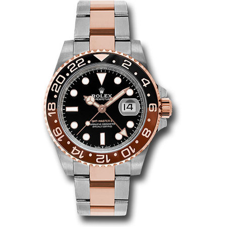 Rolex GMT-MASTER II 40mm 126711CHNR 18K Rose Gold Men's Watch