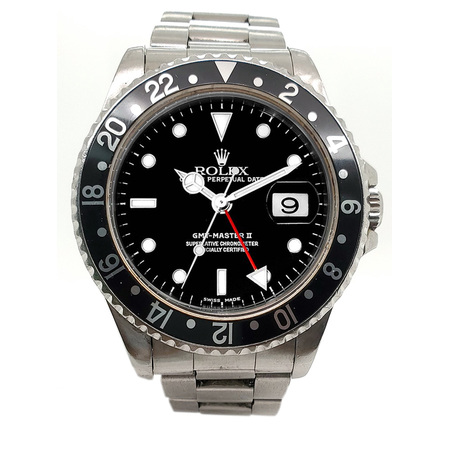 Rolex GMT-Master II 40mm 16710L Stainless Steel Men's Watch