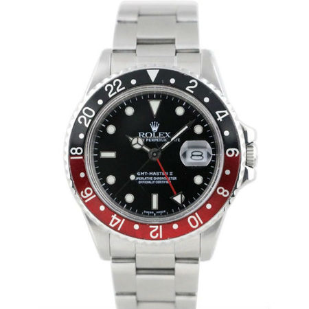 Rolex GMT-MASTER II 40mm 16760 Stainless Steel Men's Watch