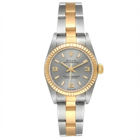 Rolex Oyster Perpetual  24mm 76193 18K Yellow Gold/Stainless Steel Women's Watch