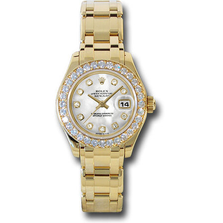 Rolex Pearlmaster 29mm 80298 18K Yellow Gold Women's Watch