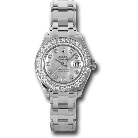 Rolex Pearlmaster 29mm 80299 18K White Gold Women's Watch