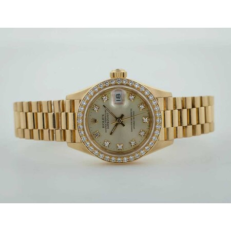 Rolex President 26mm 69178 18K Yellow Gold Women's Watch