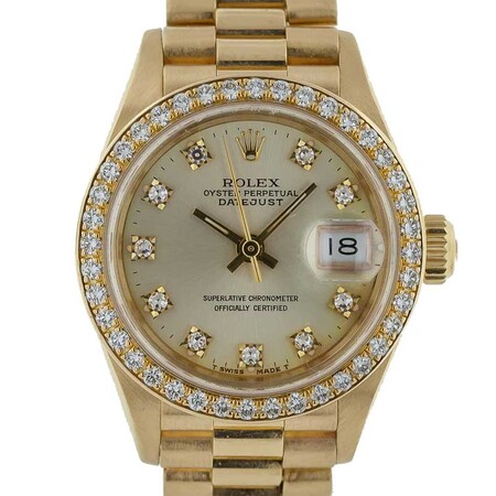 Rolex President 26mm 69178 18K Yellow Gold Women's Watch