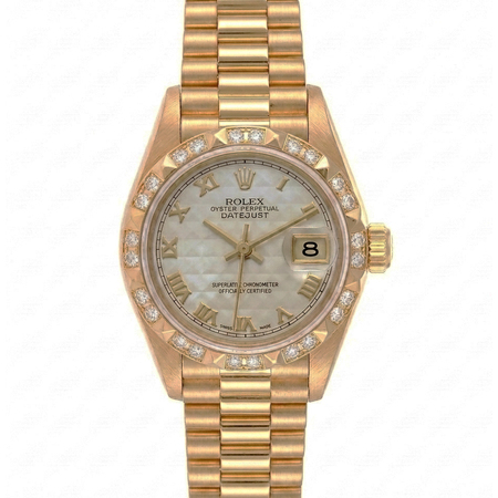 Rolex President 26mm 79258 18K Yellow Gold Women's Watch