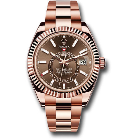 Rolex Sky Dweller 42mm 326935 18K Rose Gold Men's Watch