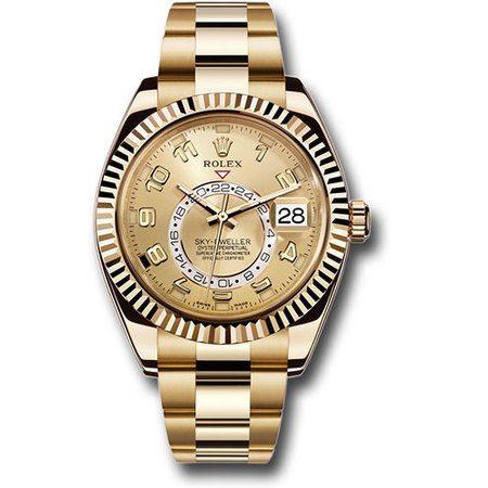 Rolex Sky Dweller 42mm 326938 18K Yellow Gold Men's Watch