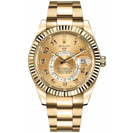 Rolex Sky Dweller 42mm 326935 18K Yellow Gold Men's Watch