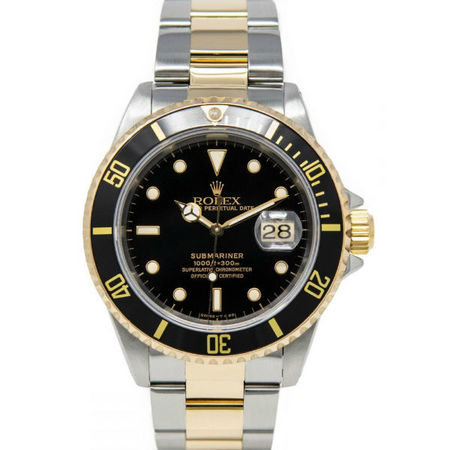 Rolex Submariner 40mm 16613 18K Yellow Gold/Stainless Steel Men's Watch