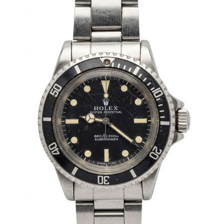 Rolex Submariner 40mm 5513 Stainless Steel Men's Watch