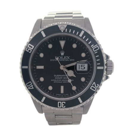 Rolex Submariner Date 40mm 16610 Stainless Steel Men's Watch