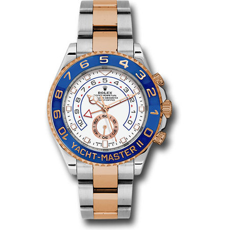 Rolex Yacht Master II 44mm 116681 18K Rose Gold/Stainless Steel Men's Watch