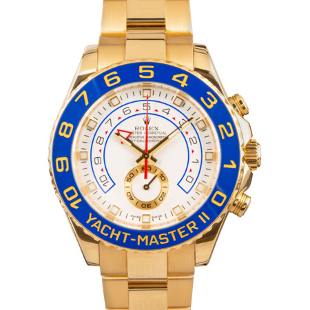 Rolex Yacht Master II 44mm 116688 18K Yellow Gold Men's Watch