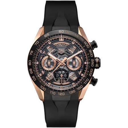 Tag Heuer Carrera TH-20 Extreme 44mm CBU2050.FT6273 18K Rose Gold Men's Watch