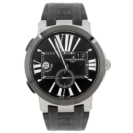 Ulysse Nardin Executive Dual Time 43mm 243-00-6703-S-TO Stainless Steel Men's Watch