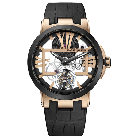 Ulysse Nardin Executive Skeleton Tourbillon 45mm Executive Skeleton Tourbillon 18K Rose Gold Men's Watch