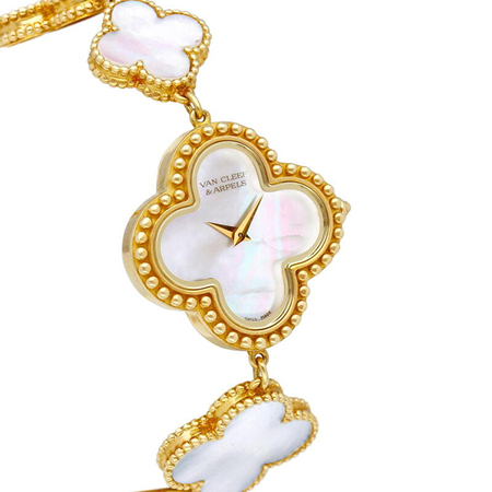 Van Cleef & Arpels Alhambra Bracelet  26mm VCARD68000 18K Yellow Gold Women's Watch