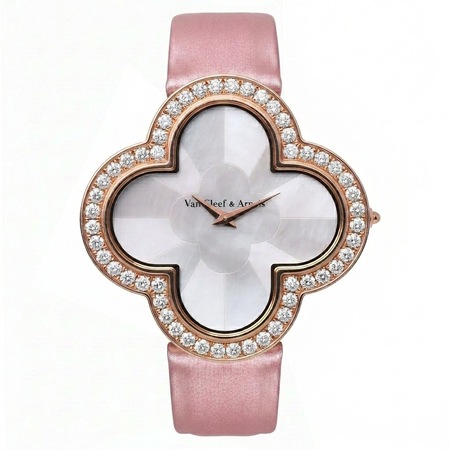 Van Cleef & Arpels Alhambra Talisman 40mm 257274 18K Rose Gold Women's Watch
