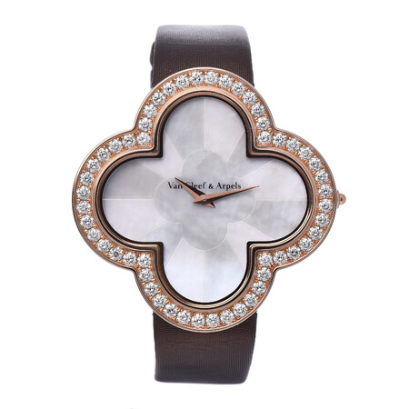 Van Cleef & Arpels Alhambra Talisman 40mm H45534 18K Rose Gold Women's Watch