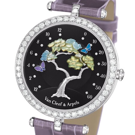 Van Cleef & Arpels Butterfly Symphony 38mm  VCARN 9VG00 18K White Gold Women's Watch