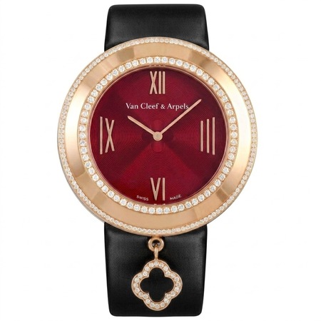 Van Cleef & Arpels Charms 38mm 2572115 18K Rose Gold Women's Watch
