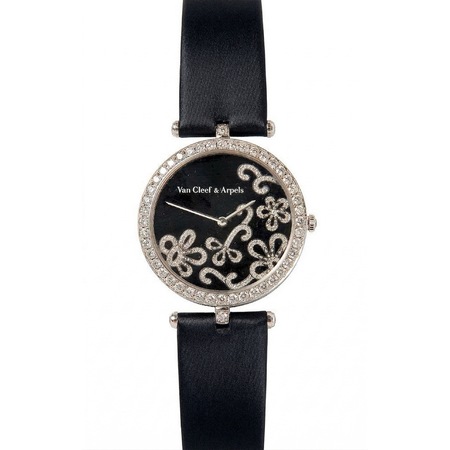 Van Cleef & Arpels Dentelle 36.5mm 3032104 18K White Gold Women's Watch