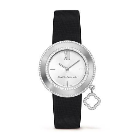 Van Cleef & Arpels Gold Charms 32mm 2572114 18K Rose Gold Women's Watch