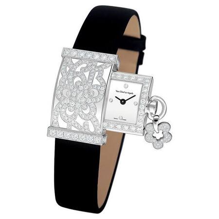 Van Cleef & Arpels SECRET DENTELLE 28mm 3386101 18K White Gold Women's Watch
