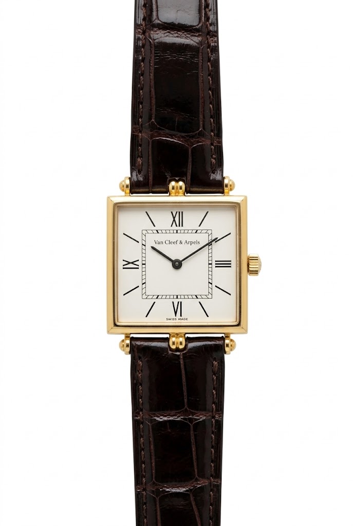 Van Cleef & Arpels Classique 27mm 103342 18K Yellow Gold Unisex Watch