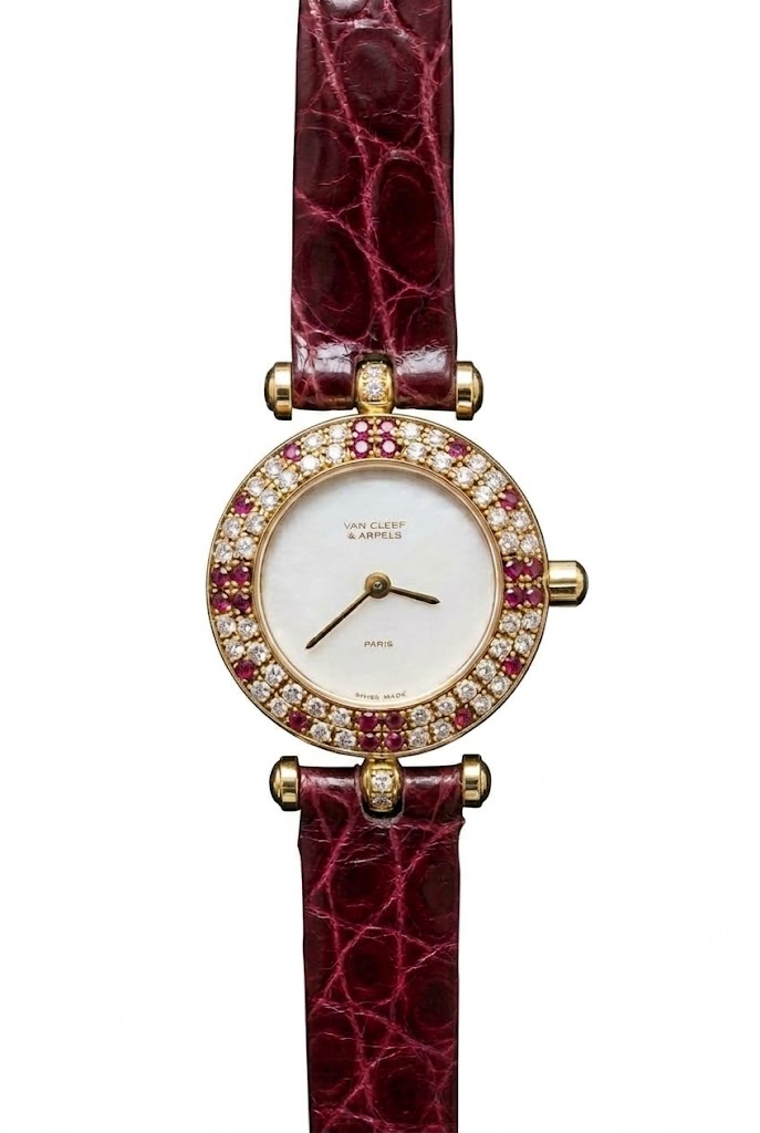 Van Cleef & Arpels Vintage 22mm 122932 BR 18K Yellow Gold Women's Watch